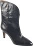 Isabel marant Zwarte Leren Western Enkellaarzen Black Dames - Thumbnail 3