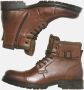 Jack & jones Leren boots met doornsluiting model 'DEXTER' - Thumbnail 4