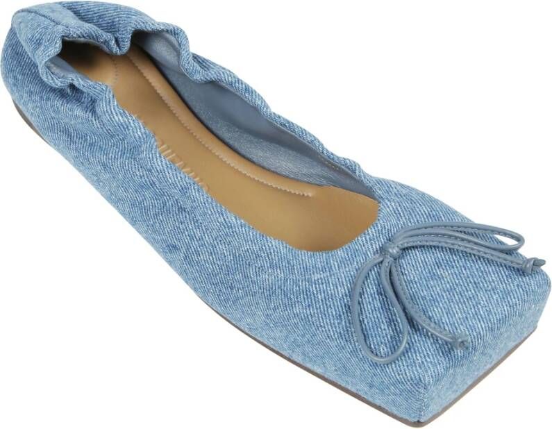 Jacquemus Ballet Flats voor Elegante Stijl Blue Dames