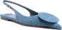 Jacquemus Blauwe Denim Slingback Ballerina Blue Dames - Thumbnail 2