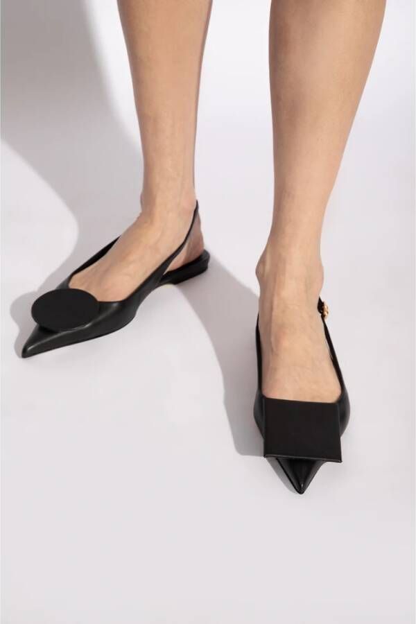 Jacquemus Duelo leren schoenen Black Dames