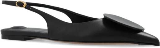 Jacquemus Duelo leren schoenen Black Dames