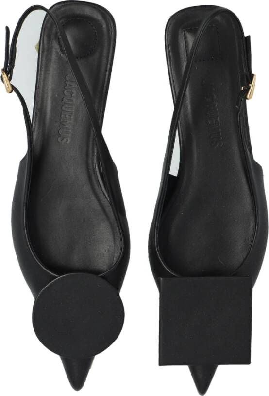 Jacquemus Duelo leren schoenen Black Dames