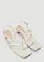 Jacquemus Gesp Lederen Plateau Sandalen White Heren - Thumbnail 2