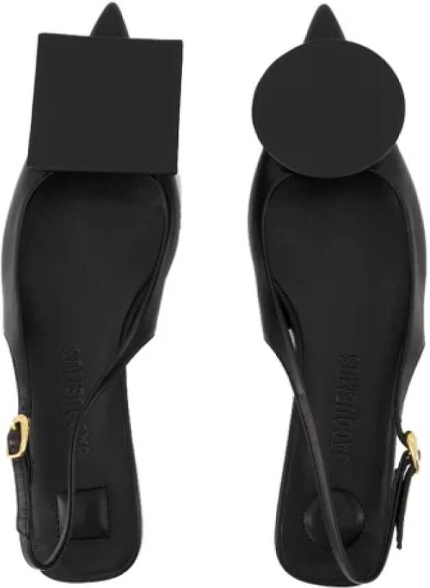 Jacquemus Leather flats Black Dames