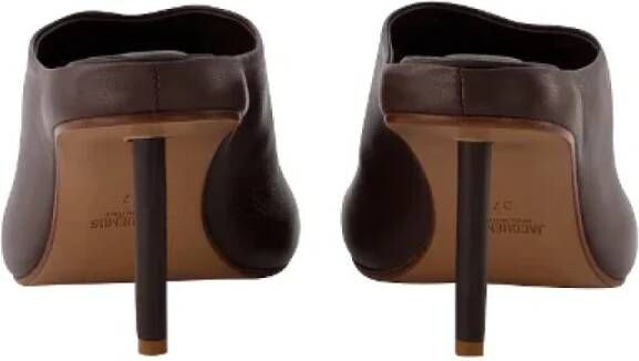 Jacquemus Leather mules Brown Dames