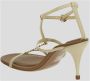 Jacquemus Luxe Leren Hoge Hak Sandalen Beige Dames - Thumbnail 3