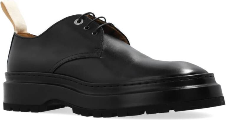 Jacquemus Pavane leren Derby schoenen Black Heren