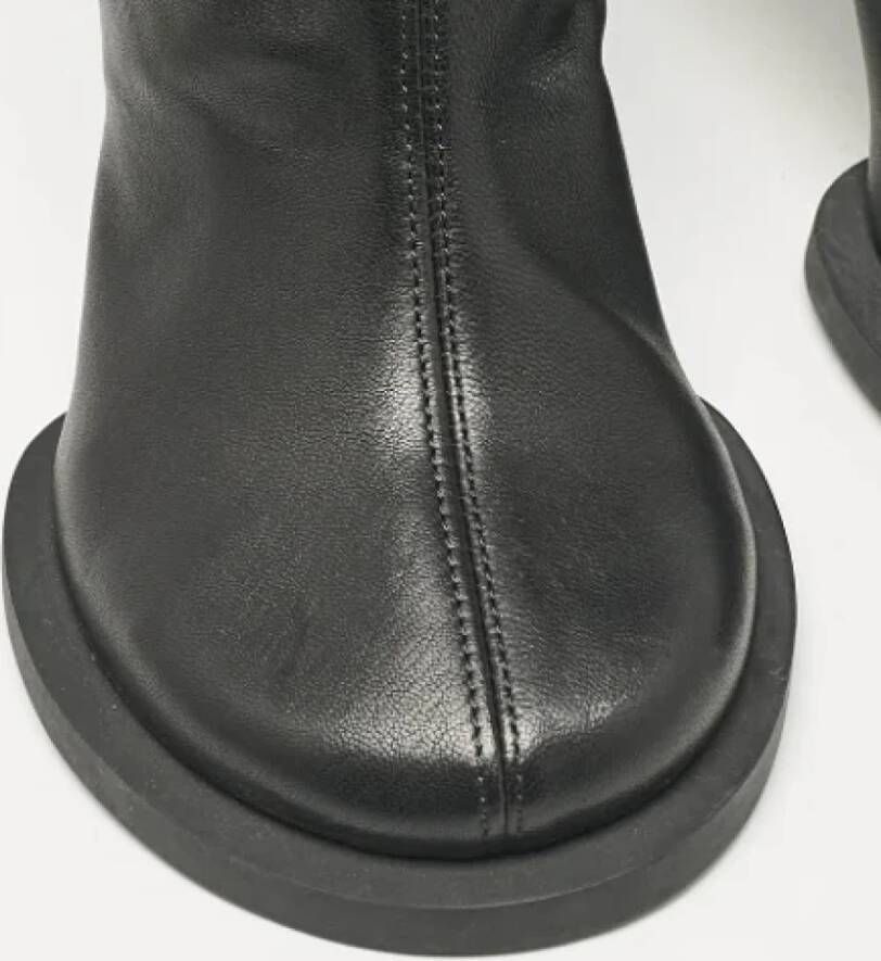 Jacquemus Pre-owned Leather boots Black Dames