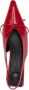 Jacquemus Rode Slingback Kitten Hak Puntige Neus Red Dames - Thumbnail 2