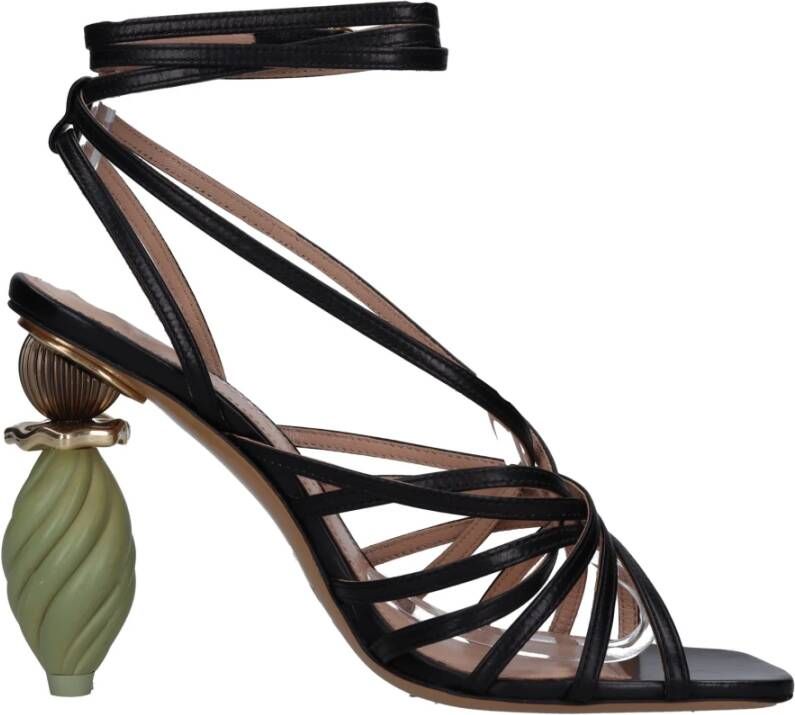 Jacquemus Sandalen Zwart Black Dames