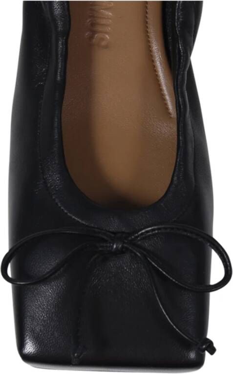 Jacquemus Zwarte Balletschoenen Black Dames