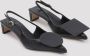 Jacquemus Zwarte Leren Pumps Verhogen Stijl Black Dames - Thumbnail 3