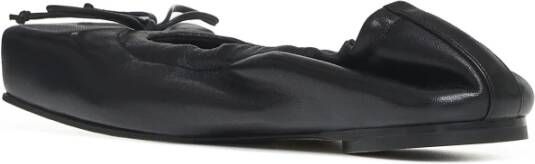 Jacquemus Zwarte platte schoenen Black Dames