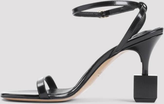 Jacquemus Zwarte Sandalen met 9cm Hak Black Dames