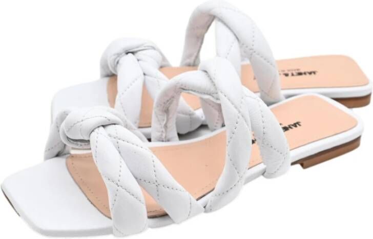 Janet & Janet Ariana Witte Sandalen White Dames