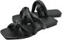 Janet & Janet Ariana Zwarte Sandalen Black Dames - Thumbnail 3