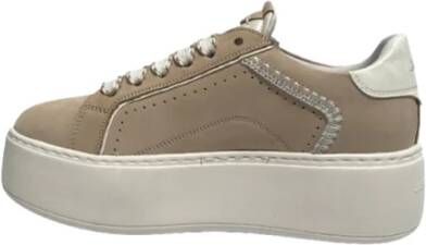 Janet & Janet Beige Sneakers voor Vrouwen Beige Dames