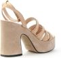 Janet & Janet High Heel Sandals Beige Dames - Thumbnail 3