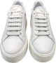 Janet & Janet Witte Leren Sneakers Chic Stijl White Dames - Thumbnail 3