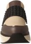 Jeannot Beige Leren Dames Sneakers Beige Dames - Thumbnail 3