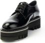 Jeannot Derby Veters Platform Schoenen Black Dames - Thumbnail 5