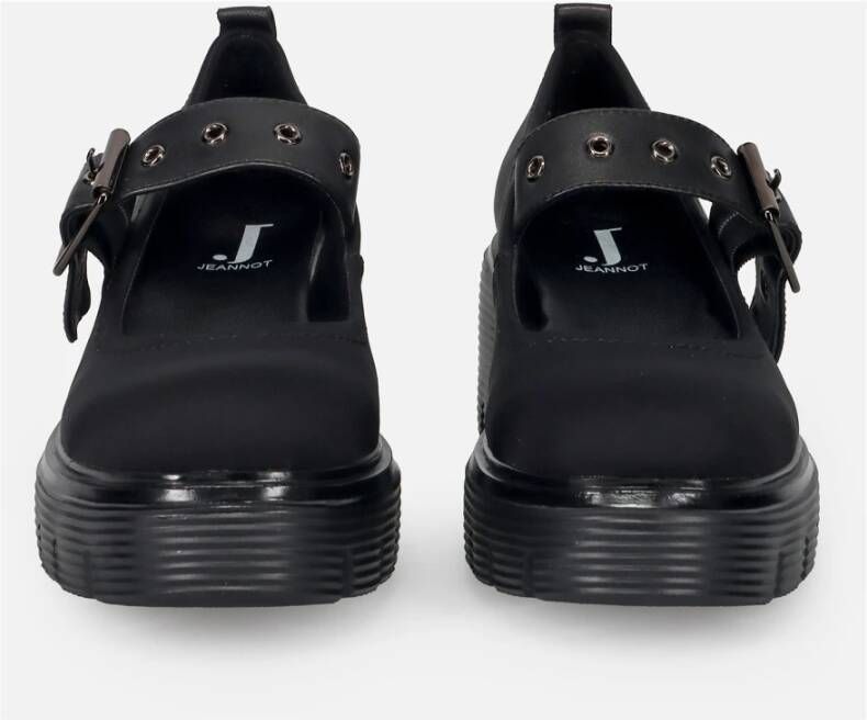 Jeannot Elegante Zwarte Hakken Schoenen Black Dames