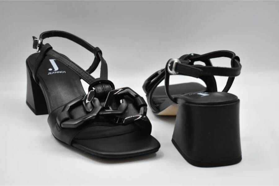 Jeannot High Heel Sandals Black Dames