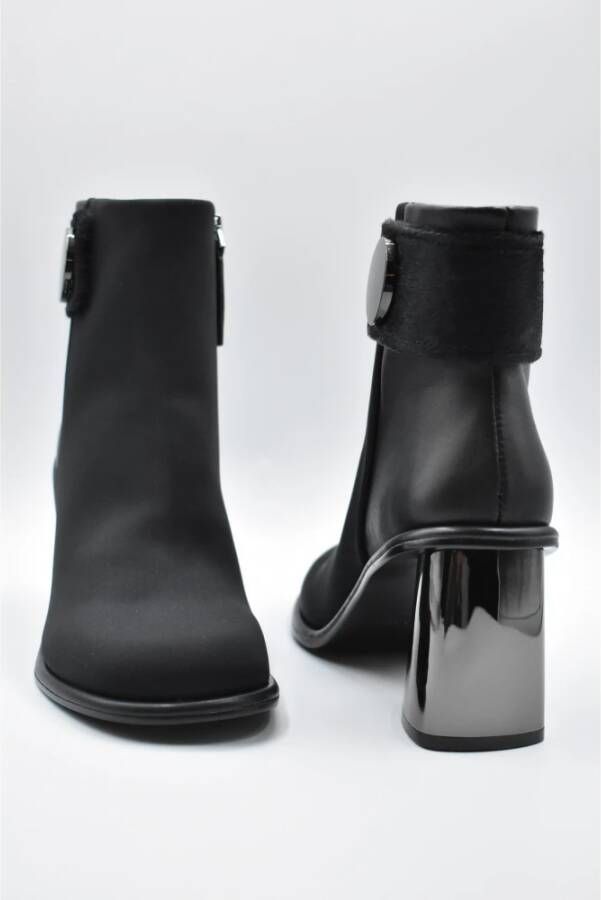 Jeannot Lyon Veterschoenen Platte Schoenen Black Dames