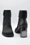 Jeannot Lyon Veterschoenen Platte Schoenen Black Dames - Thumbnail 3