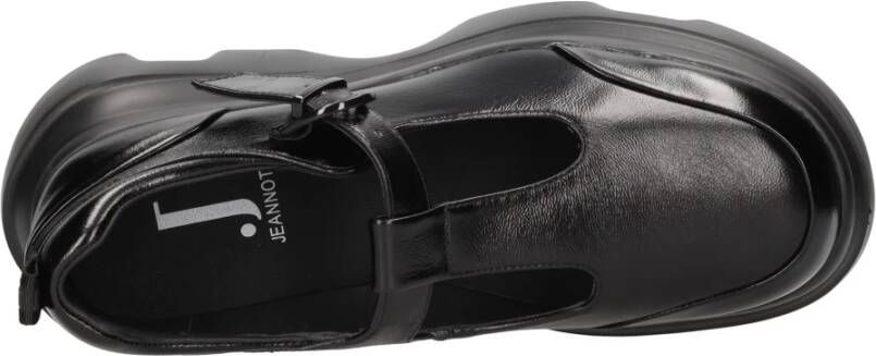 Jeannot Platte schoenen Zwart Black Dames