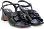 Jeannot Sandalen Zwart Dames - Thumbnail 2