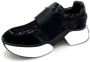 Jeannot Zwarte Paillet Slip-On Sneakers Black Dames - Thumbnail 2