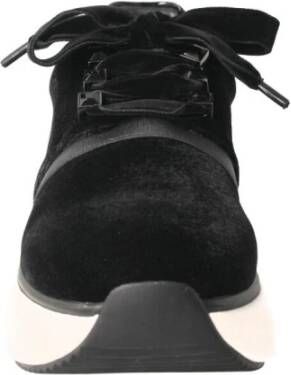 Jeannot Zwarte Sneakers met Elastische Band Black Dames