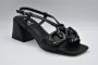 Jeannot Zwarte Veterschoenen voor Dames Black Dames - Thumbnail 2