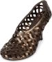 Jeffrey Campbell Bronzen Geweven Stiletto Pomp Brown Dames - Thumbnail 2