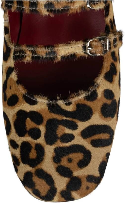 Jeffrey Campbell Cheetah Mary-Jane Pump Velcro Sluiting Multicolor Dames