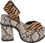 Jeffrey Campbell Dames Sandalen van Kalfshaar Multicolor Dames - Thumbnail 3