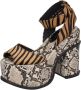 Jeffrey Campbell Dames Sandalen van Kalfshaar Multicolor Dames - Thumbnail 5