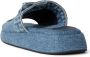 Jeffrey Campbell Denim Open-Teen Slide Sandaal Blue Dames - Thumbnail 4