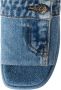 Jeffrey Campbell Denim Open-Teen Slide Sandaal Blue Dames - Thumbnail 5