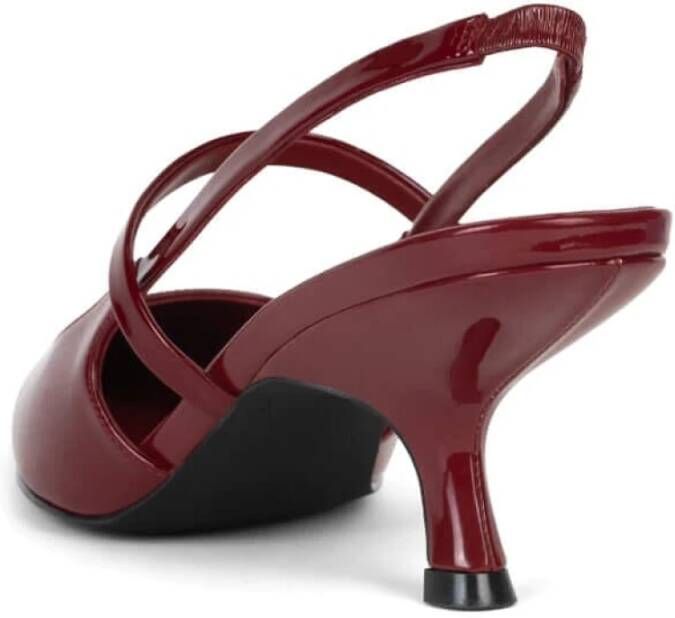 Jeffrey Campbell Kersenrode Patent Slingback Pump Red Dames