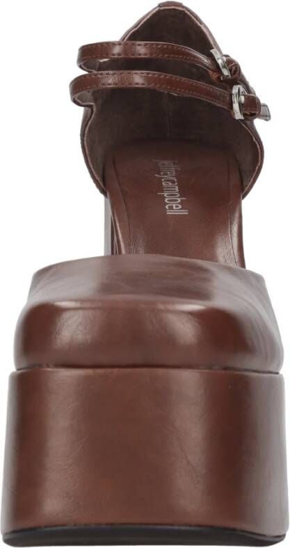 Jeffrey Campbell Met hak bruin Brown Dames