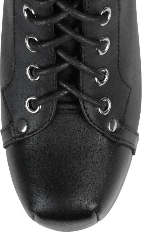 Jeffrey Campbell Spike Zwart Zilver Spike Details Laarzen Multicolor Dames