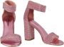 Jeffrey Campbell Stijlvolle sandaal van alternatieve vezels Pink Dames - Thumbnail 2