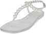 Jeffrey Campbell Versierde T-Bar Jelly Sandaal White Dames - Thumbnail 2