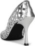 Jeffrey Campbell Zilveren geweven stiletto pump Gray Dames - Thumbnail 4