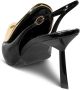 Jeffrey Campbell Zwarte Box Gouden Stiletto Pump Black Dames - Thumbnail 3