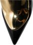 Jeffrey Campbell Zwarte Box Gouden Stiletto Pump Black Dames - Thumbnail 4