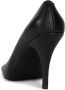 Jeffrey Campbell Zwarte High-Vamp Pomp Leren Hakken Black Dames - Thumbnail 3